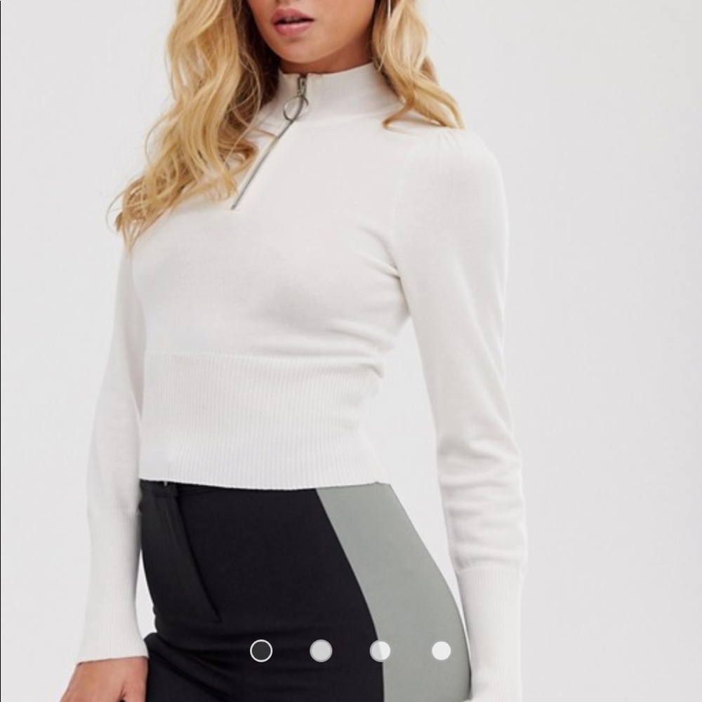 NWT ASOS lightweight knit half-zip